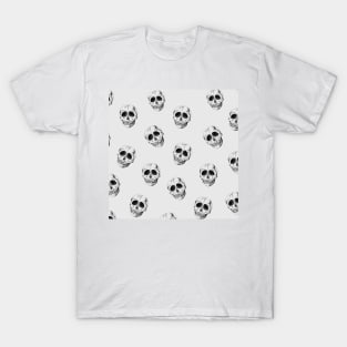 Scull Halloween pattern T-Shirt